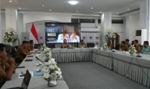 FOTO 2 Sept_Penjelasan kepala Organisasi Perangkat Daerah (OPD) di lingkungan Pemerintah Kota Padang terkait dengan progres dan rencana pekerjaan fisik 2026.