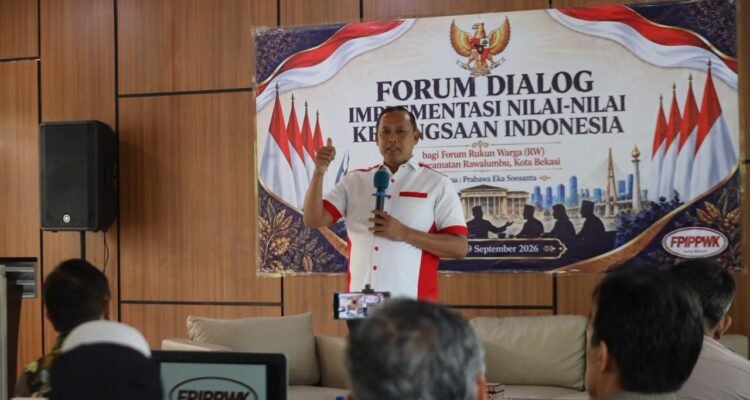 FOTO 23 Sept_Forum Dialog Implementasi Nilai-Nilai Kebangsaan Indonesia di RW 24, Kemang Pratama, Kelurahan Sepanjang Jaya, Kecamatan Rawalumbu.
