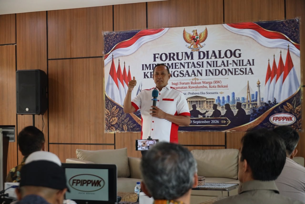 FOTO 23 Sept_Forum Dialog Implementasi Nilai-Nilai Kebangsaan Indonesia di RW 24, Kemang Pratama, Kelurahan Sepanjang Jaya, Kecamatan Rawalumbu.