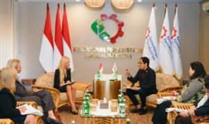 FOTO 23 Sept_Wamenperin Riza dengan Wakil Menteri Ekonomi, Investasi, dan Industri Bulgaria Mihaela Georgieva Karadimova