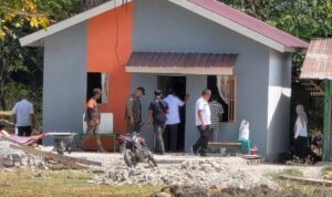 FOTO 29 Sept_Huntara yang dibangun BNPB di Kabupaten Manggarai Timur, Provinsi Nusa Tenggara