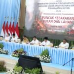 FOTO 7 Sept_Suasana rapat koordinasi antara pemerintah dengan perusahaan pemegang Hak Guna Usaha (HGU) dalam penanggulangan puncak karhutla INI