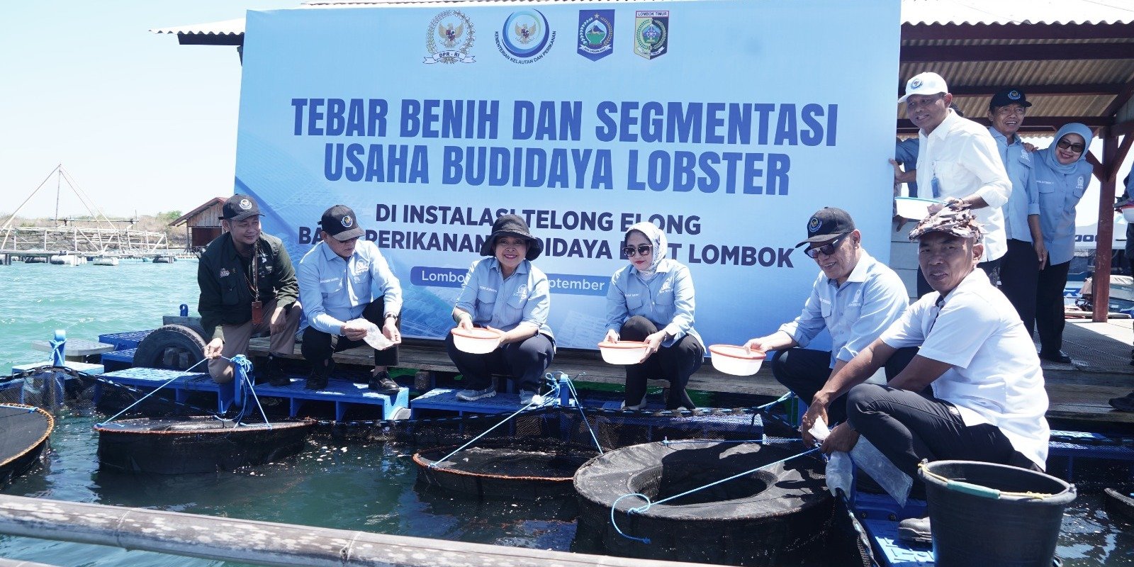 FOTO 8 Sept_Usaha budi daya lobster di Lombok Timur, Nusa Tenggara Barat. dok. kkp