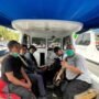 FOTO 9 Sept_Lima orang jurnalis sebelum berangkat menuju gunung anak Krakatau pada Senin (792026). dok. keluarga