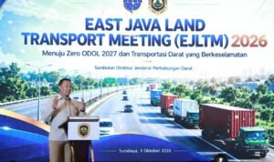 FOTO 10 Okt_Kegiatan Forum East Java Land Transport Meeting 2026 dengan tema Menuju Zero ODOL 2027 dan Transportasi Darat yang Berkeselamatan. dok. hubdatkemenhub INI