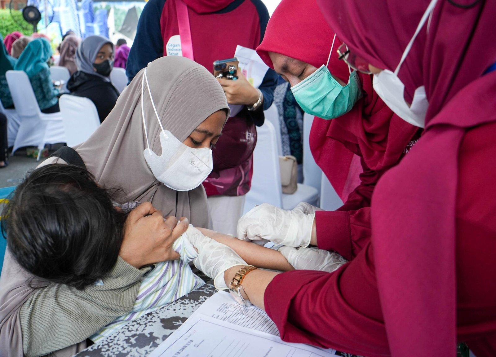 FOTO 15 Okt_Pelaksanaan skrining kepada orang berisiko tinggi tertular penyakit Tuberculosa (TBC). dok. medan.go.id