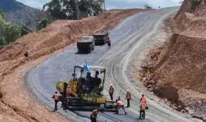 FOTO 18 Okt_Kementerian Pekerjaan Umum melanjutkan pembangunan Jalan Trans Papua Ruas Jayapura - Wamena. dok. kementerianpu