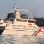 FOTO 21 Okt_Kapal Negara (KN) Trisula P.111 untuk membantu penanganan kebakaran KMP Batumandi 1 INI