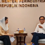 FOTO 8 Okt_Pertemuan Wakil Menteri Perindustrian Faisol Riza (kanan) menerima kunjungan Wakil Menteri Perdagangan Dyah Roro Esti Widya Putri